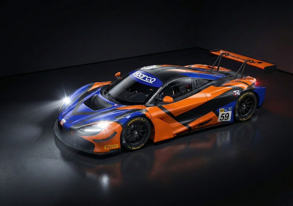 McLaren 720S GT3 Evo #59 di Raptor Engineering vista anteriore – Riccardo Cazzaniga, GT Sprint 2026